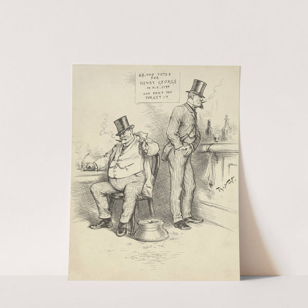 68,000 votes for Henry George in N.Y. City, and don’t you forget it. by Thomas Nast