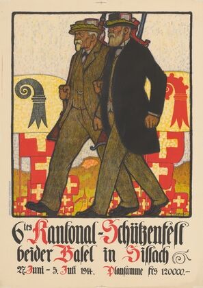 6tes Kantonal-Schützenfest beider Basel in Sissach (1914)