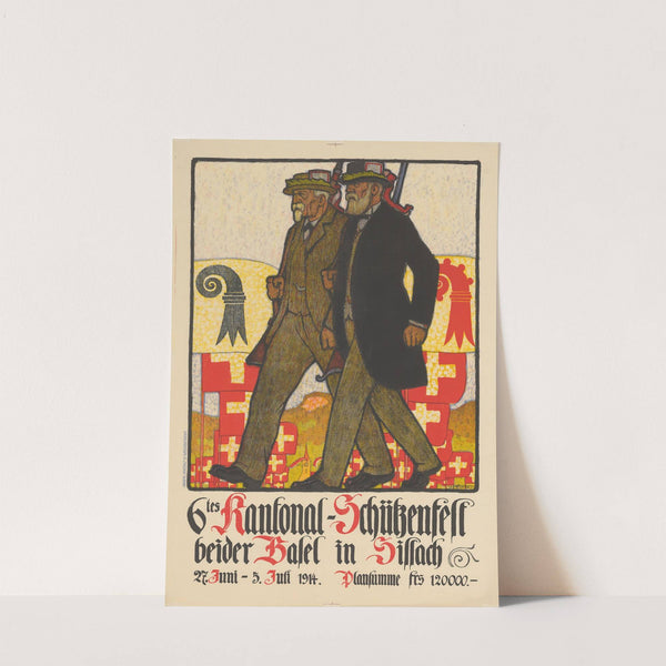 6tes Kantonal-Schützenfest beider Basel in Sissach (1914) by Otto Plattner