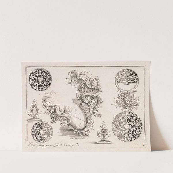 #7 from ‘Livre second essais de gravjre’ second book of Engraved Designs (c. 1703) by Pierre Bourdon