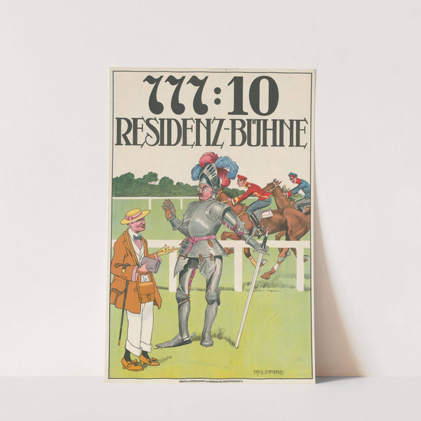 777 ; 10 Residenz-Bühne (1910) by Fritz Schönpflug