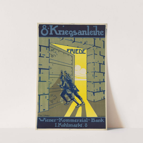 8. Kriegsanleihe, Friede, Wiener-Kommerzial-Bank … (1918) by Kurt Libesny
