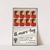 8. mars-tog – Norwegian sardines by Kvinnefronten (The Women'''s Front)