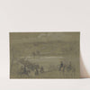 8th Penn Cavalry, crossing at Ely’s Ford, before battle of Chancellorsville (1863) by Alfred Rudolph Waud