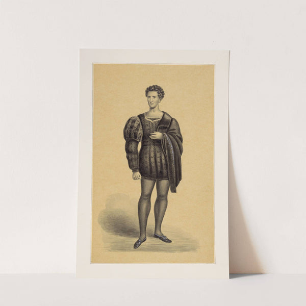 A.A. Addams as Hamlet by Augustus Toedteberg