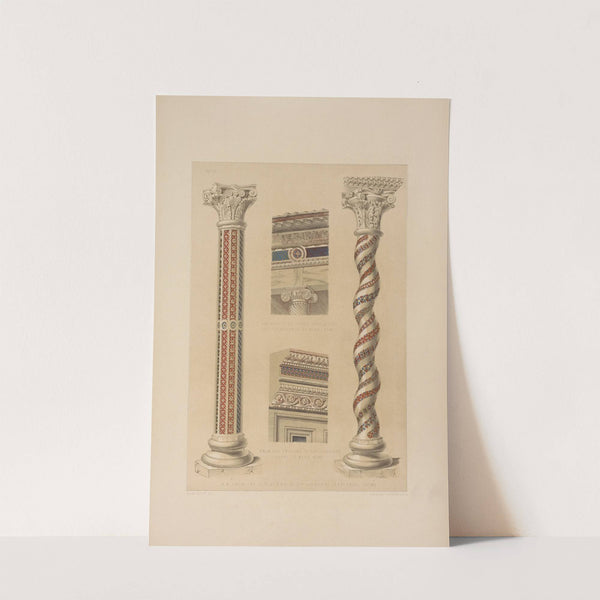 A. A. From the cloisters of San Giovanni-Laterano, Rome; Entablature of the portico of San Lorenzo fuori le Mura, Rome by Matthew Digby Wyatt