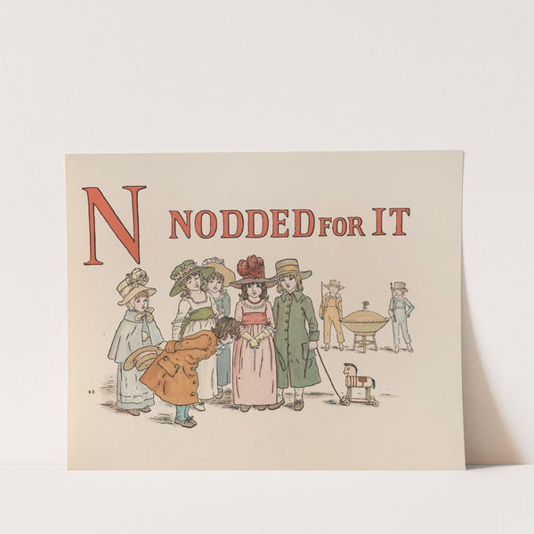 A Apple Pie Pl 13 (1900) by Kate Greenaway