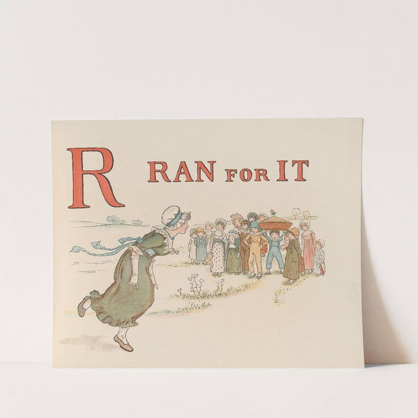 A Apple Pie Pl 17 (1900) by Kate Greenaway