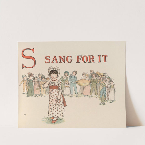 A Apple Pie Pl 18 (1900) by Kate Greenaway