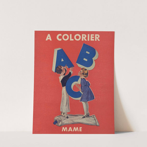 A. B. C. à colorier Pl.01 (1938) by Gaston Marechaux