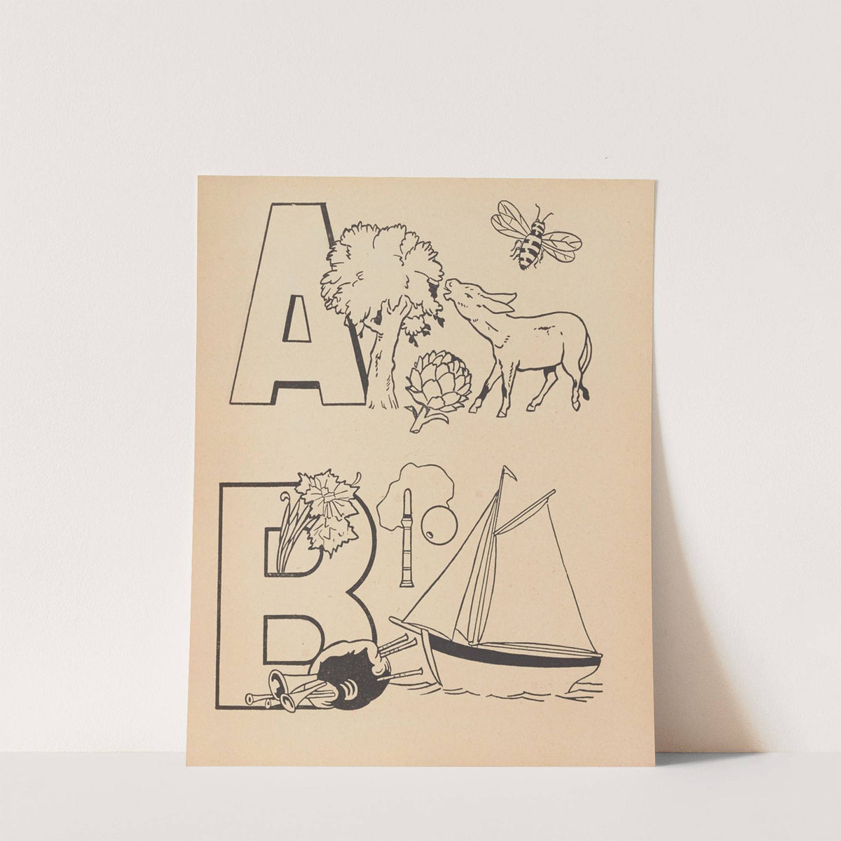 A. B. C. à colorier Pl.03 (1938) by Gaston Marechaux