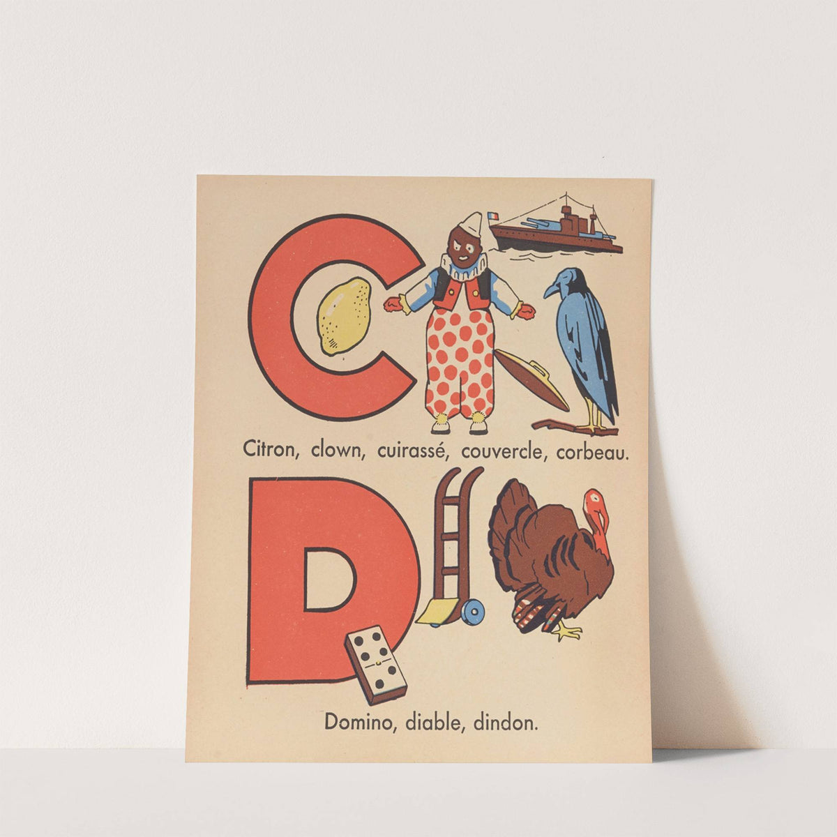 A. B. C. à colorier Pl.04 (1938) by Gaston Marechaux