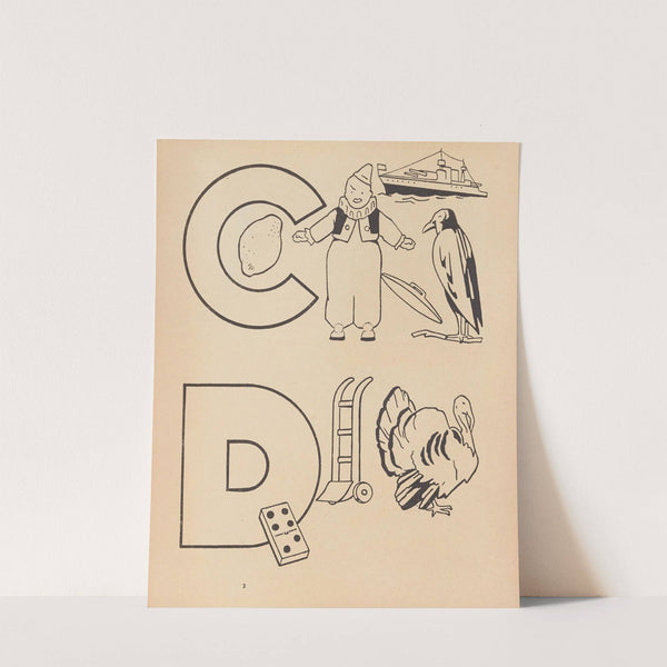 A. B. C. à colorier Pl.05 (1938) by Gaston Marechaux