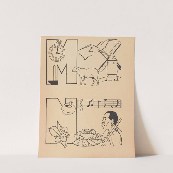 A. B. C. à colorier Pl.15 (1938) by Gaston Marechaux