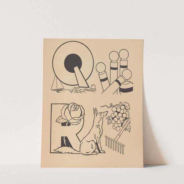 A. B. C. à colorier Pl.19 (1938) by Gaston Marechaux