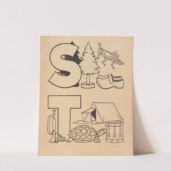 A. B. C. à colorier Pl.21 (1938) by Gaston Marechaux