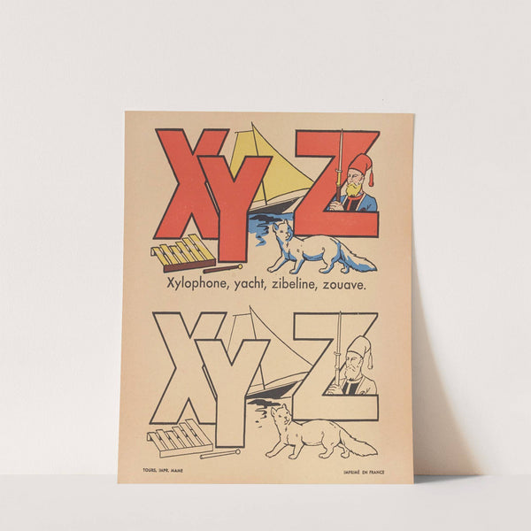 A. B. C. à colorier Pl.24 (1938) by Gaston Marechaux