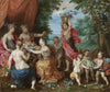 A Bacchanal With Ceres, Bacchus And Venus
