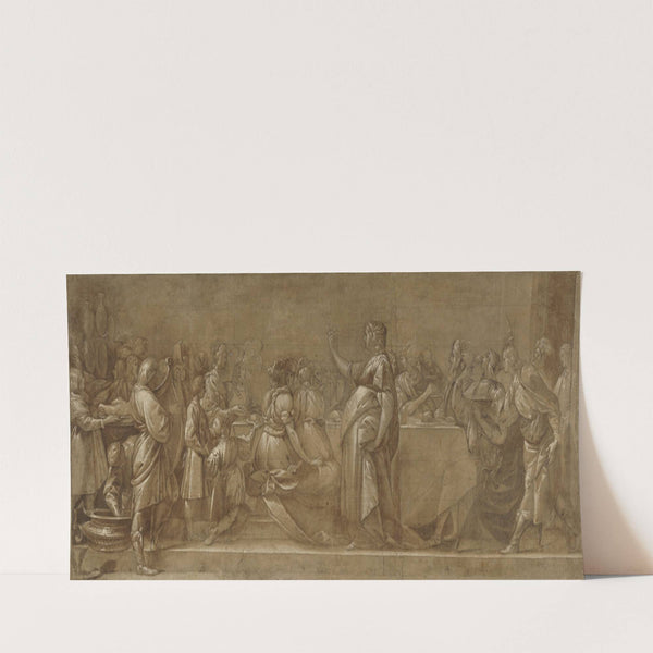 A Banquet (1623) by Pier Francesco Mazzucchelli