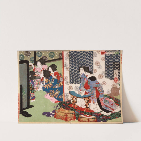 A Banquet at the Koshida Palace by Tsukioka Yoshitoshi