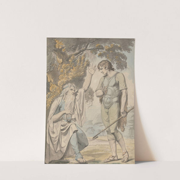 A Bard and a Shepherd by Samuel Woodforde