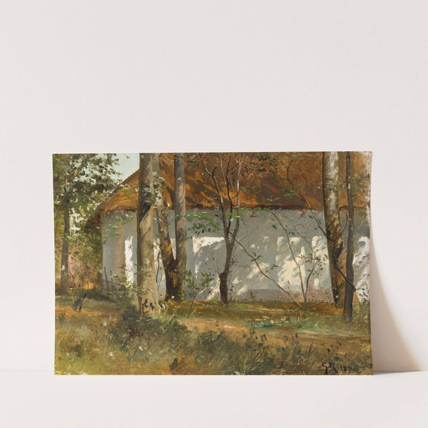 A Barn at Kronetorp, Skåne by Gustaf Rydberg