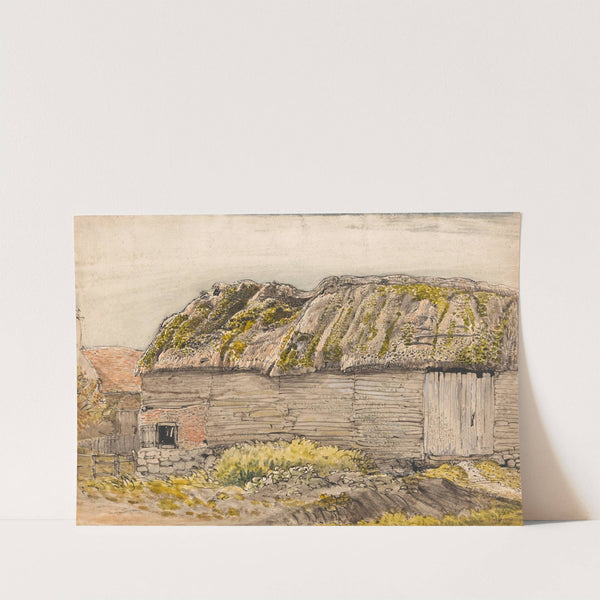 A Barn with a Mossy Roof, Shoreham by Samuel Palmer