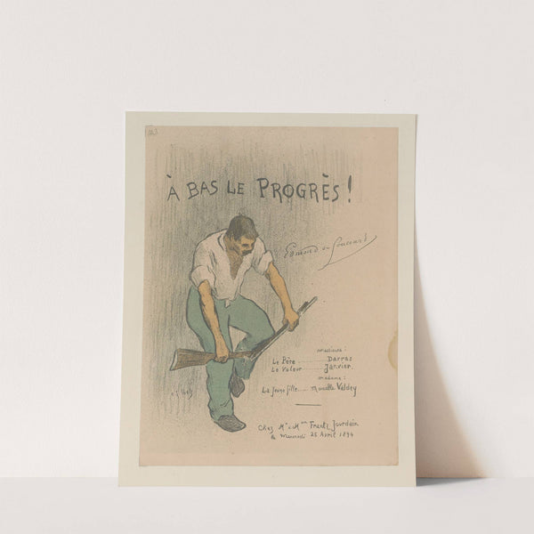 À bas le progrès ! (1894) by Henri-Gabriel Ibels