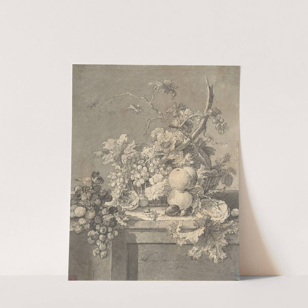 A Basket of Fruit by Jan van Huysum