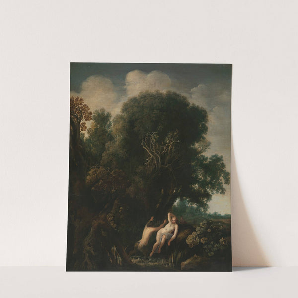 A Bathing Nymph Taken by Surprise by a Satyr (c. 1630 - 1635) by Moyses van Uyttenbroek