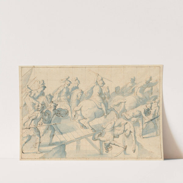 A Battle on a Bridge (c.1600) by Giovanni Balducci