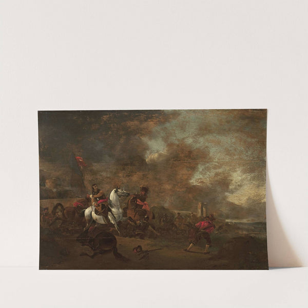 A battle scene by Jan Wyck