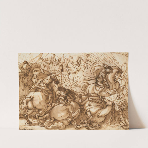 A battle scene by Antonio Tempesta