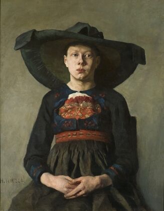 A Bavarian Peasant Girl