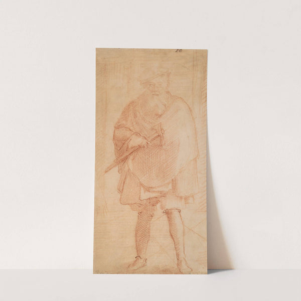 A bearded man holding an ax (Venetian executioner) (17th Century) by Italian School