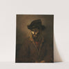 A Bearded Man Wearing a Hat by Rembrandt van Rijn