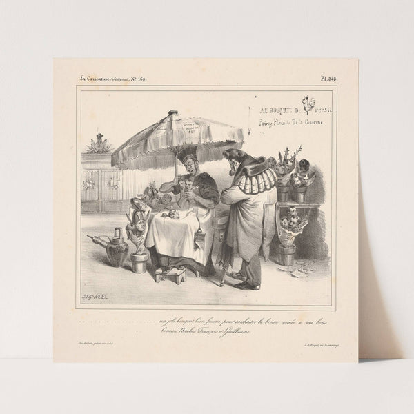 Le triage populaire (The popular triage) (1832) by J. J. Granville