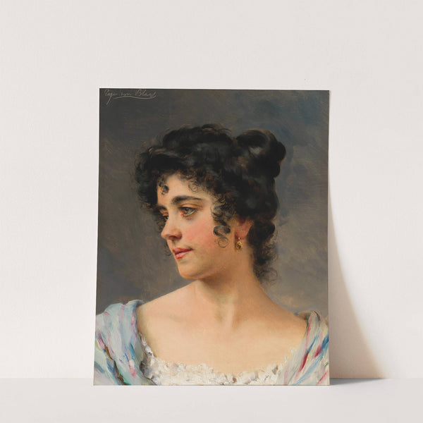 A beautiful Venitian woman by Eugen von Blaas