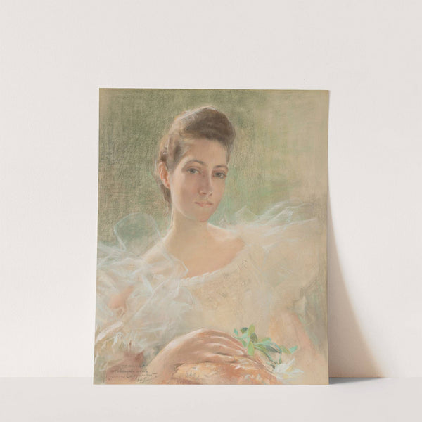 A beauty in white by Madeleine Carpentier