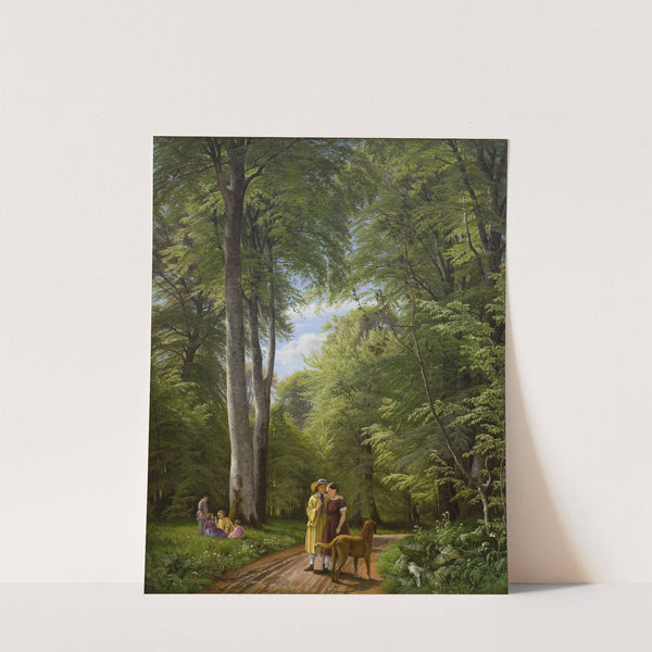 A Beech Wood in May near Iselingen Manor, Zealand by P. C. Skovgaard