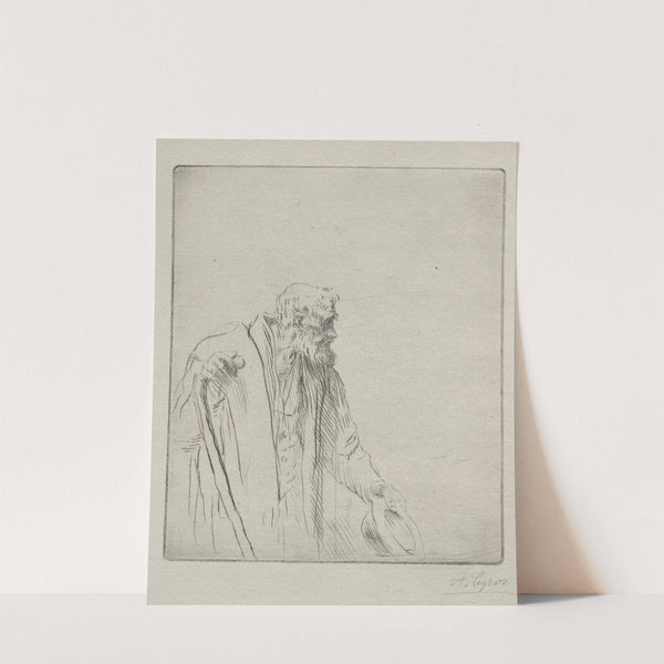 A Beggar by Alphonse Legros