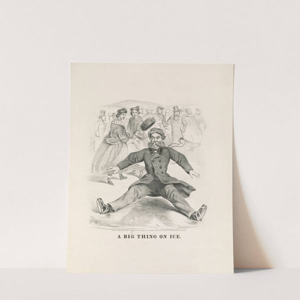 A big thing on ice (1862) by Currier & Ives.