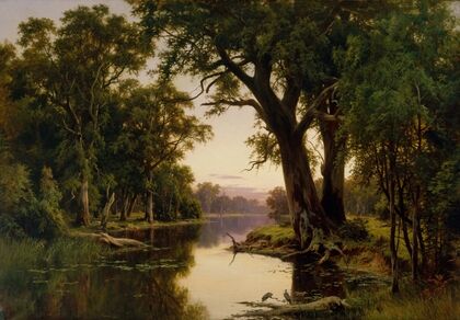 A billabong of the Goulburn, Victoria (1884)