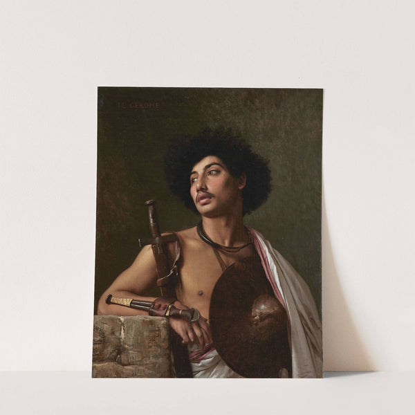 A Bischari Warrior by Jean-Léon Gérôme