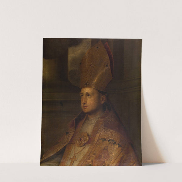 A Bishop Saint by Erasmus Quellinus the younger