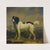 A black and white spaniel in a landscape by William Greene Junior