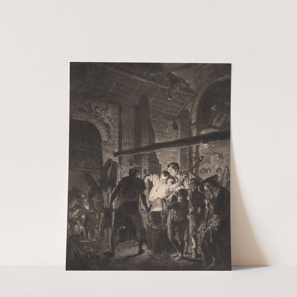 A Blacksmith’s Shop (1771) by Joseph Wright of Derby