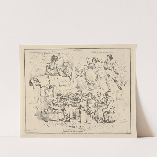 A Blessing unknown to ambition & Pride (1822) by Henry Thomas Alken