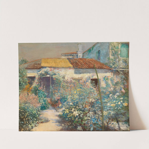 A Blossoming Garden by Hugo Charlemont