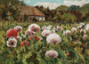 A Blossoming Garden with Poppies